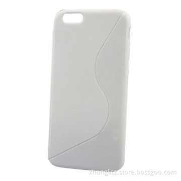 S line design TPU case for iPhone 6, OEM & ODM are welcome